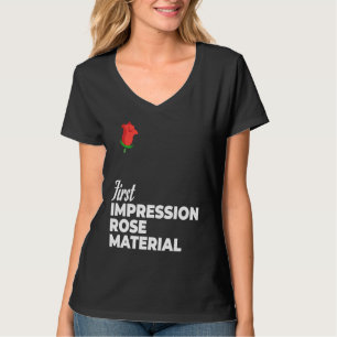 T-shirt Première Impression Rose Matériel Bachelorette & B