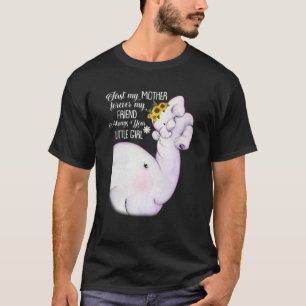 T-shirt Première Ma mère pour toujours Mon ami Elephant Ma