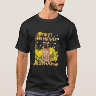 T-shirt Première Ma mère pour toujours Mon ami Fête des Mè
