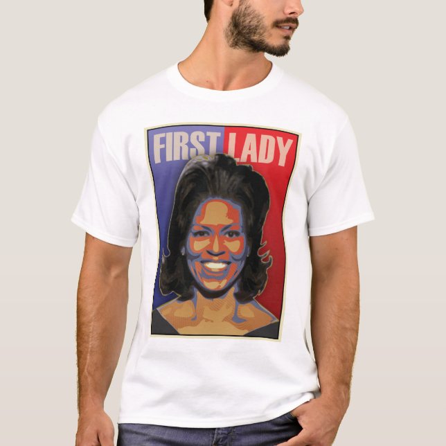 T-shirt Première Madame Michelle Obama (Devant)
