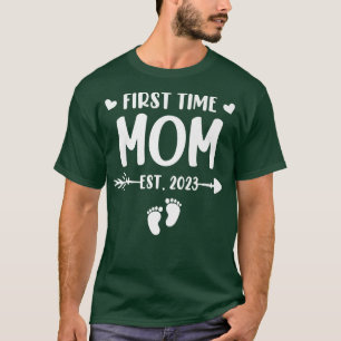 T-shirt Première Maman Est 2023 Bientôt Être Maman Genre R