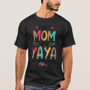 T-shirt Première Maman Maintenant Yaya Je Continue À Améli