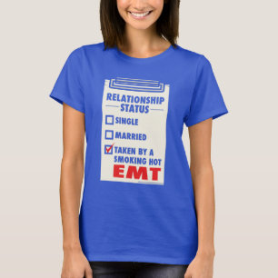 T-shirt Première répondante EMT Girfriend