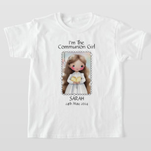 T-shirt Première Sainte Communion - Filles Image Option 1
