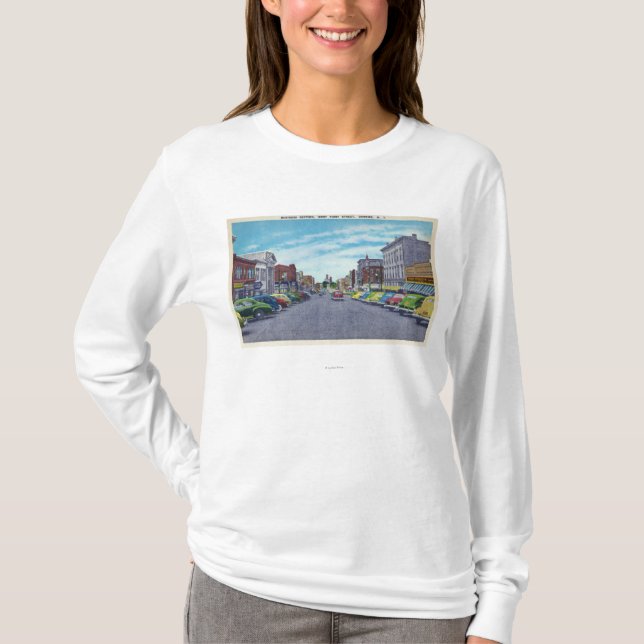 T-shirt Première scène occidentale de section d'affaires (Devant)