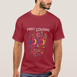 T-SHIRT PREMIERS COUSINS-VISAGE MONSTRE FONCÉ