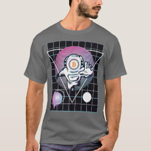 T-shirt Premium Astronaut Bitcoin enveloppé