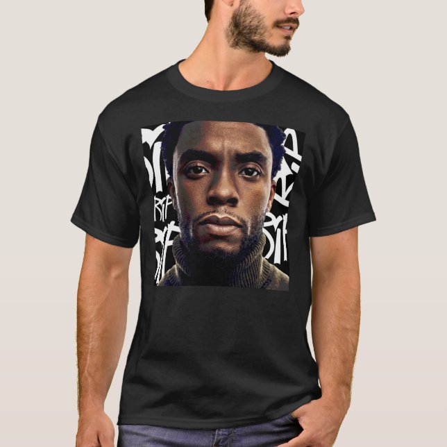 T-shirt Premium RIP Chadwick Boseman (Devant)