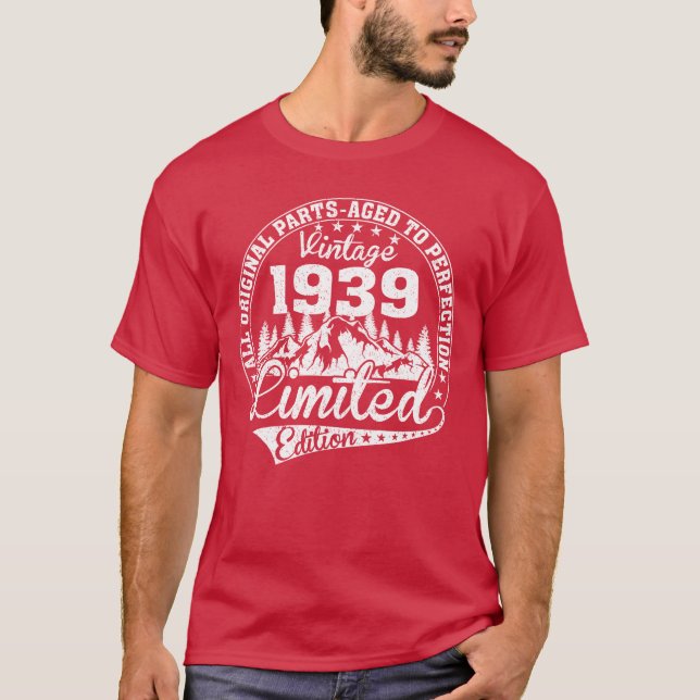 T-shirt PREMIUM VINTAGE 1939 funny (Devant)