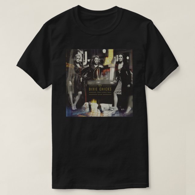 T-shirt Prendre le long chemin de Dixie Album Chicks musiq (Design devant)
