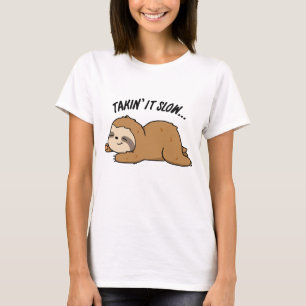 T-shirt Prendre Lentement Fatigué Jeu De Fente