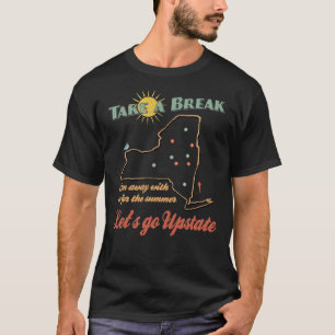 T-shirt Prendre Une Pause À L'État NY Vintage  