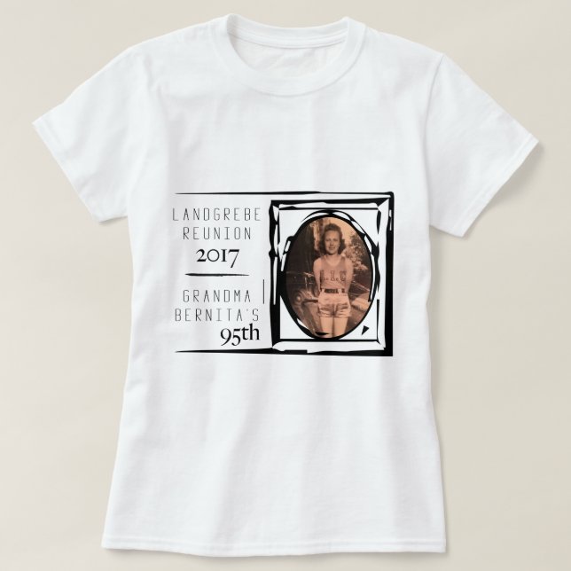 T-shirt Prenez à grand-maman d'occasions II (Design devant)
