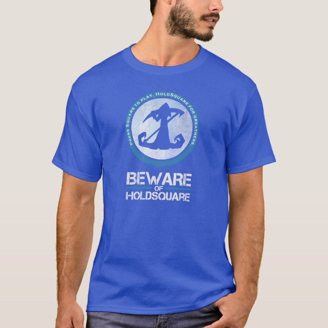 T-shirt Prenez garde de la chemise de HoldSquare - hommes (Devant)