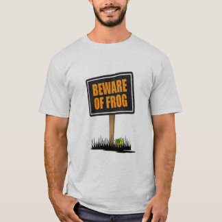 T-shirt Prenez garde de la grenouille