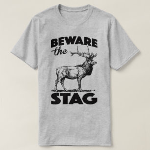 T-shirt Prenez garde de la partie de mâle Weekend le