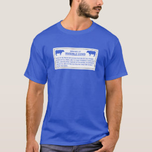 T-shirt Prenez garde des vaches invisibles, signe, Hawaï,