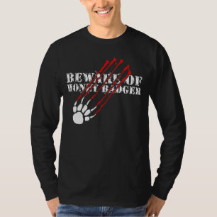 T-shirt Prenez garde du blaireau de miel
