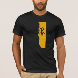 T-shirt Prenez garde du ravin, signe, la Californie, USA