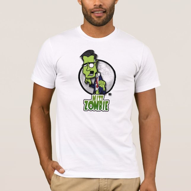 T-shirt Prenez garde du zombi de gant ! (Devant)