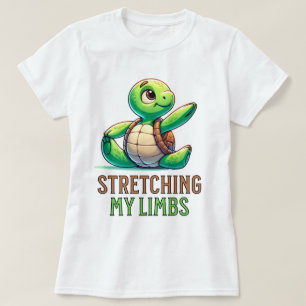T-shirt Prenez-le Lent : Tortue adorable Yoga