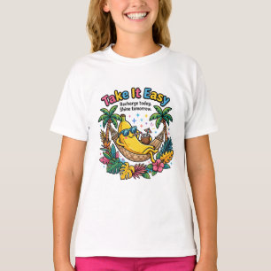 T-shirt Prenez les choses calmement – Vibes de banane rela