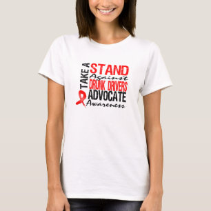 T-shirt Prenez position contre la conduite ivre