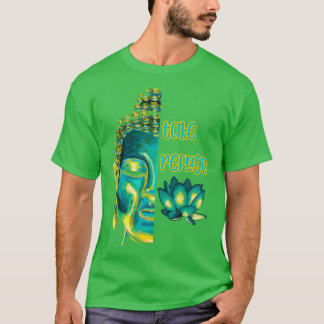 T-shirt Prenez Refuge Bouddhiste Dit Bouddha Sangha Dharma