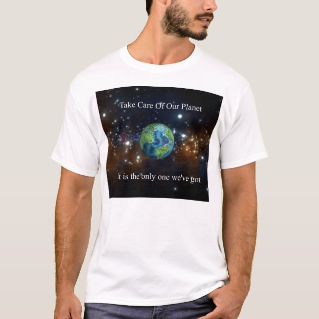 T-shirt Prenez soin de notre planète (Devant)