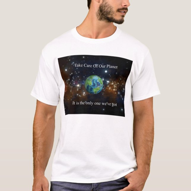 T-shirt Prenez soin de notre planète (Devant)