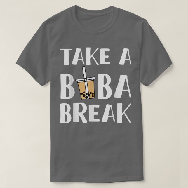 T-shirt Prenez Un Boba Break Bubble Tea 1640 (Design devant)