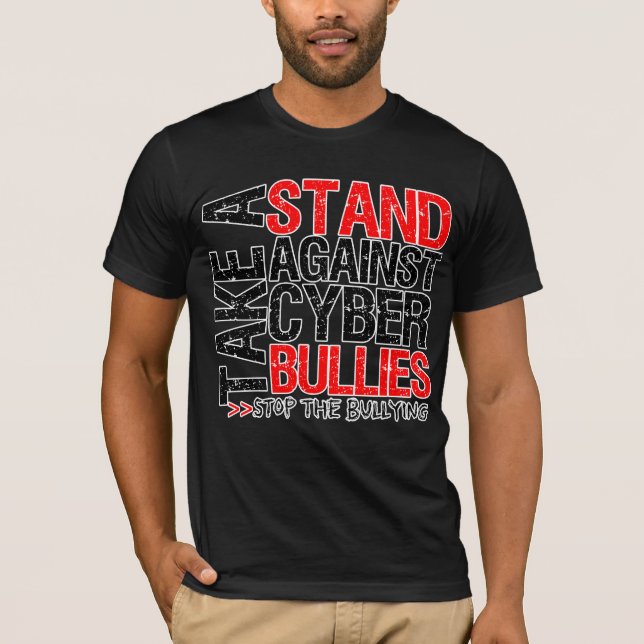 T-shirt Prenez une position contre des despotes de Cyber (Devant)