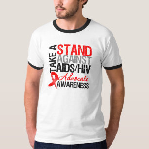 T-shirt Prenez une position contre HIV de SIDA