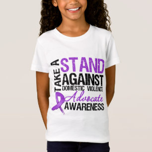 T-Shirt Prenez une position contre la violence familiale