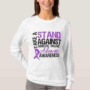 T-shirt Prenez une position contre la violence familiale