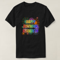Prénom "ELIZABETH", Amusant "HEUREUX ANNIVERSAIRE"