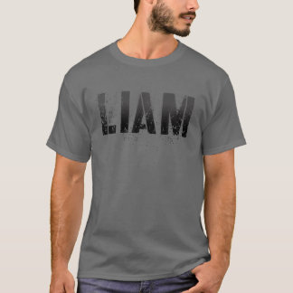 T-shirt Prénom LIAM Boy Militaire Personnalisé Anniversair