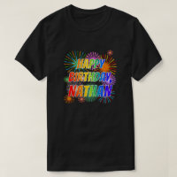 Prénom "NATHAN", Amusant "HEUREUX ANNIVERSAIRE"