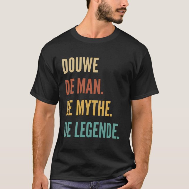 T-shirt Prénom néerlandais - Douwe (Devant)