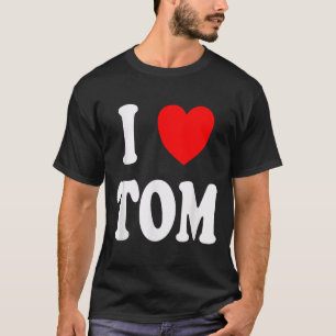 T-shirt Prénom Tom J'Aime Tom