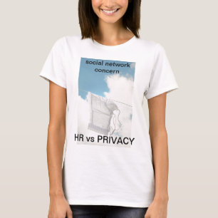 T-shirt Préoccupation concernant la confidentialité des ré