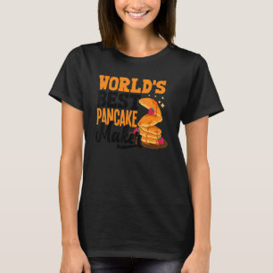 T-shirt Préparateur de crêpes Petit déjeuner Meilleur prép