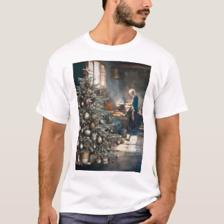 T-SHIRT PRÉPARATIFS POUR LE RÉVEILLON DE NOËL