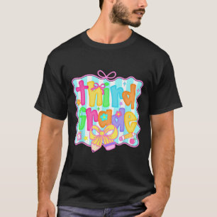 T-shirt Préparation rentrée scolaire 3e année ruban coquet