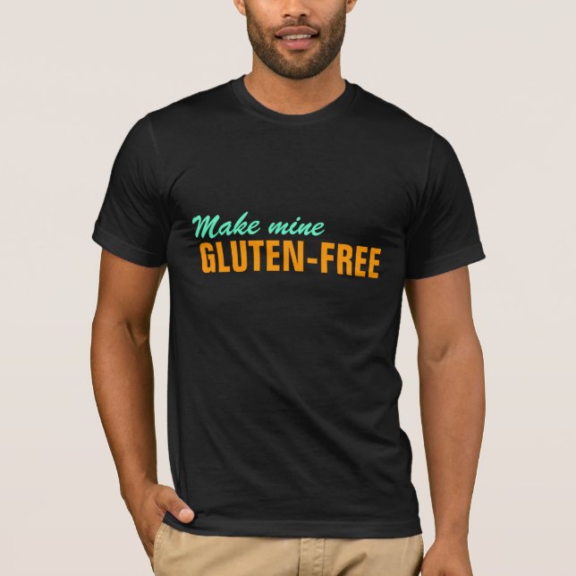 T-shirt Préparez les miens le gluten libre -- GF libèrent (Devant)