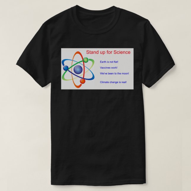 T-shirt Préparez-vous à la science (Design devant)