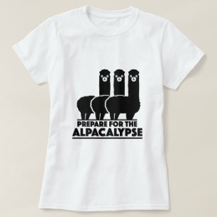 T-shirt Préparez-vous à l'Alpacalypse