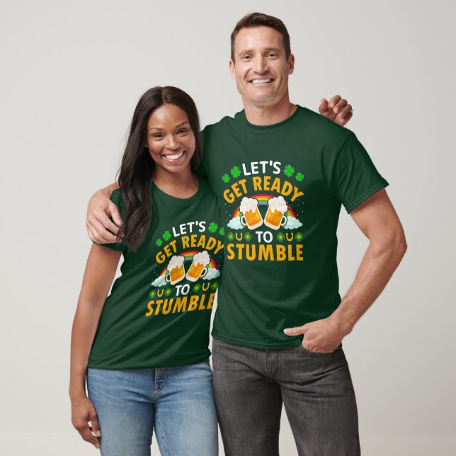 T-shirt Préparez-vous à trébucher la Saint-Patrick (Unisexe)