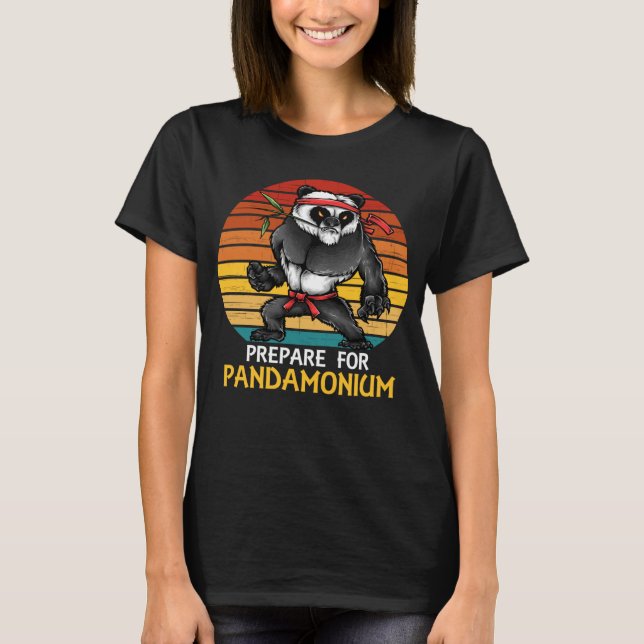 T-shirt Préparez-vous pour le Pandamonium pour les fans de (Devant)