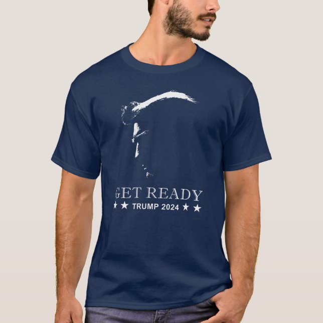 T-shirt Préparez-vous : USA Donald Trump 2024 (Devant)